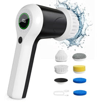 White Electric Spin Scrubber