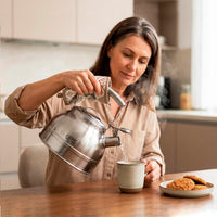Silver Steel Whistling Kettle