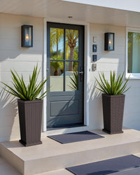 Brown Tall Planter (Set of 2)