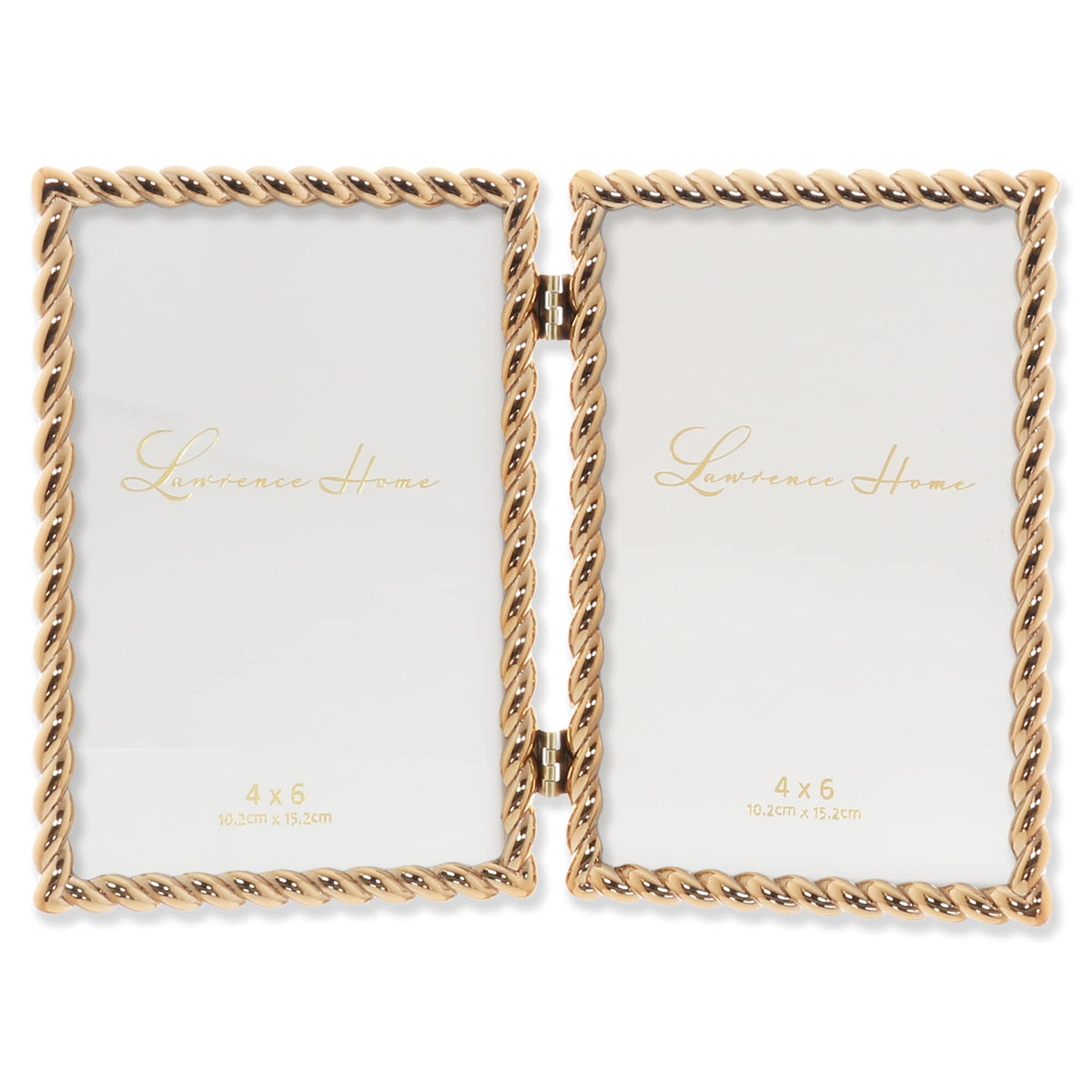 Gold Rope Double Frame