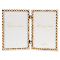 Gold Rope Double Frame