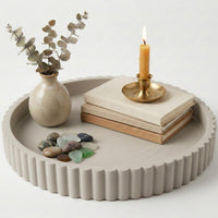 Gray Decorative Tray