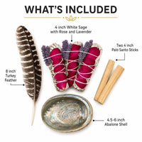 White Sage Smudge Kit (Set of 7)
