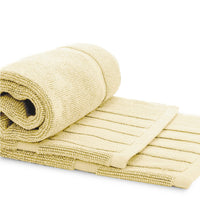 Beige Cotton Floor Towel (Set of 2)