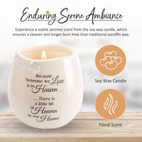 White Ceramic Candle