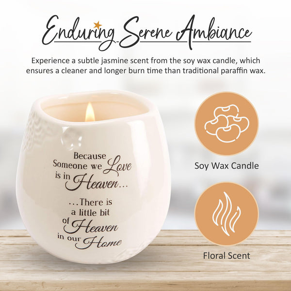 White Ceramic Candle
