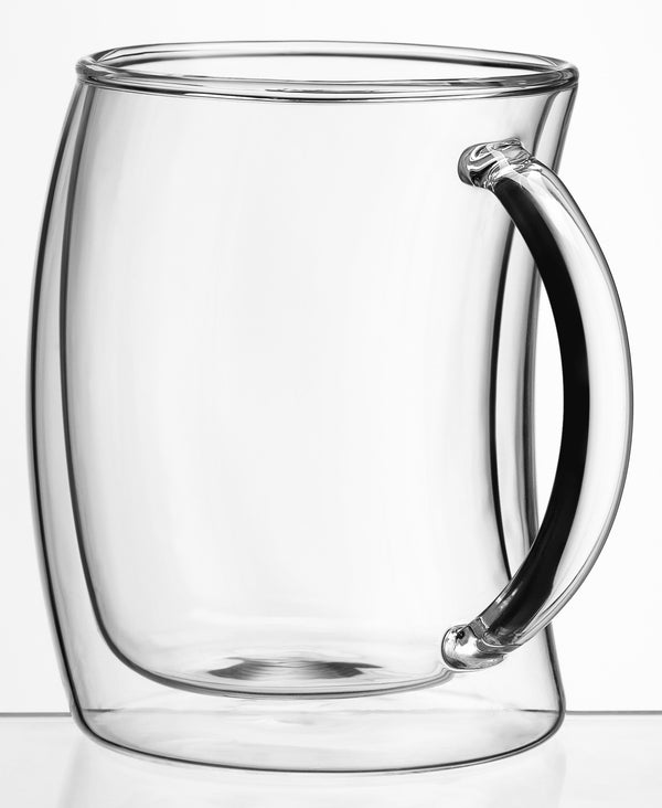 Double-Wall Glass Cups (Set of 2)