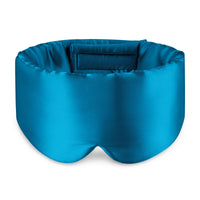 Peacock Blue Silk Sleep Mask