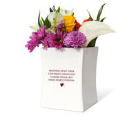 Small Square Keepsake Vase