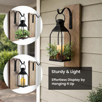 Outdoor Metal Lanterns (Set of 3)