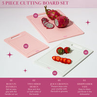 Pink Cutting Boards (Set of 3)
