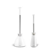 White Plunger & Toilet Brush Set