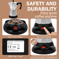 Electric Moka Espresso Pot