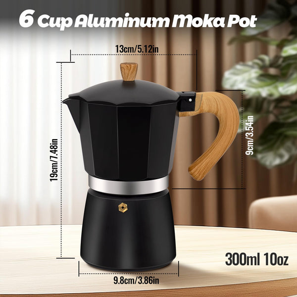 Matte Black Moka Pot