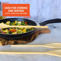 Maplewood Cooking Spoons (Set of 3)