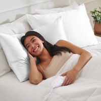 White Satin Pillowcases (Set of 2)