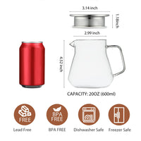Clear One-Touch Teapot