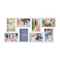 White Collage Picture Frame