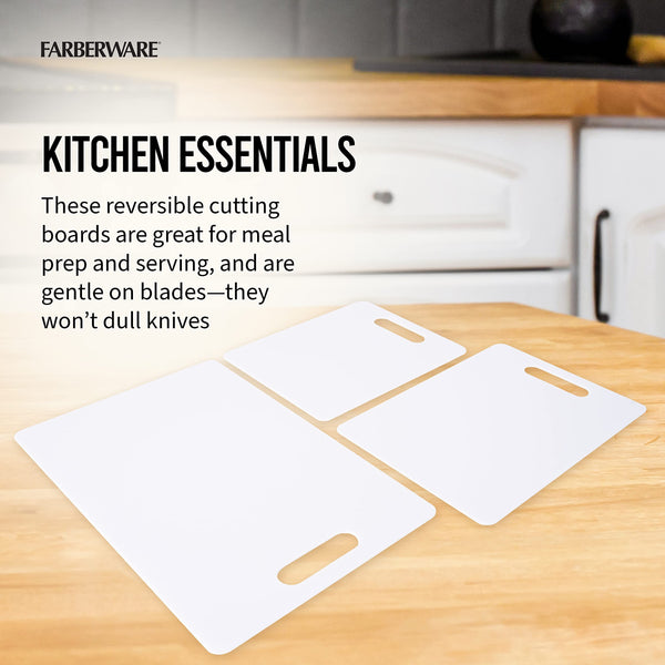 White Poly Cutting Boards (Set of 3)