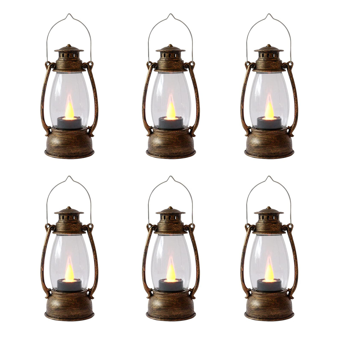 Bronze Mini Lanterns (Set of 12)