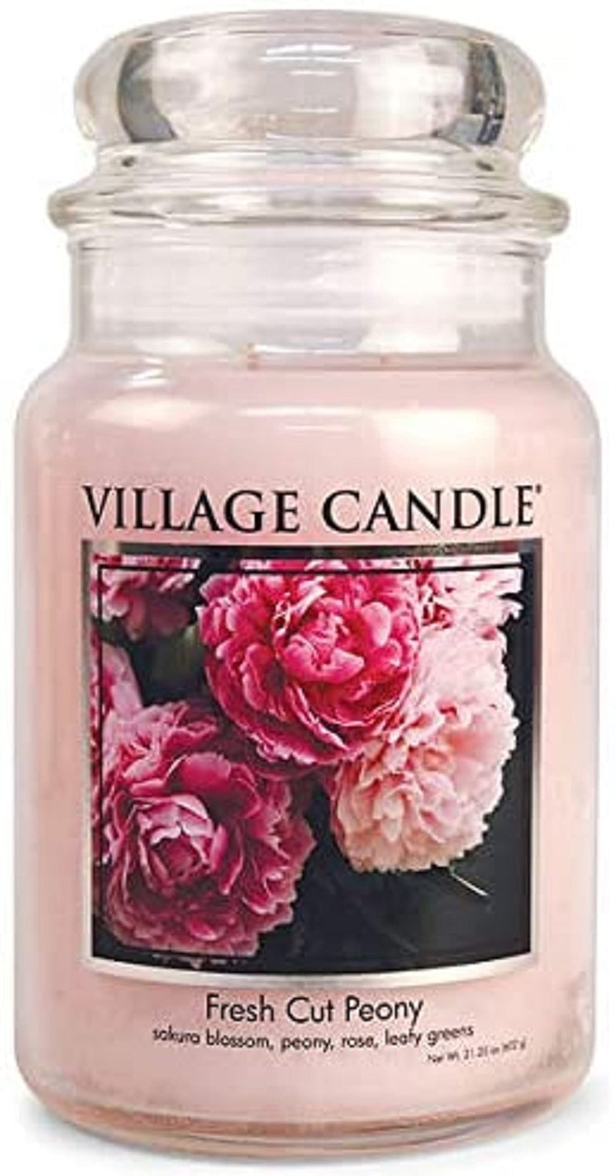 Fresh Cut Peony Apothecary Candle
