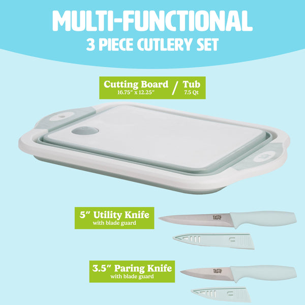 Cutting Board Prep Set (Set of 3)