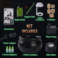 Black Witch's Cauldron Set