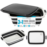 Black Collapsible Prep Tub