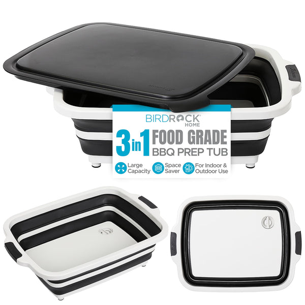 Black Collapsible Prep Tub