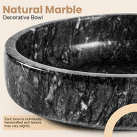 Black Marble Centerpiece Bowl