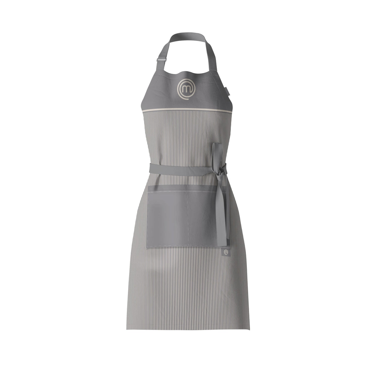 Grey Cotton Chef Apron