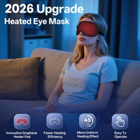 Black Heated Eye Mask