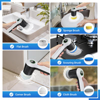 White Electric Spin Scrubber