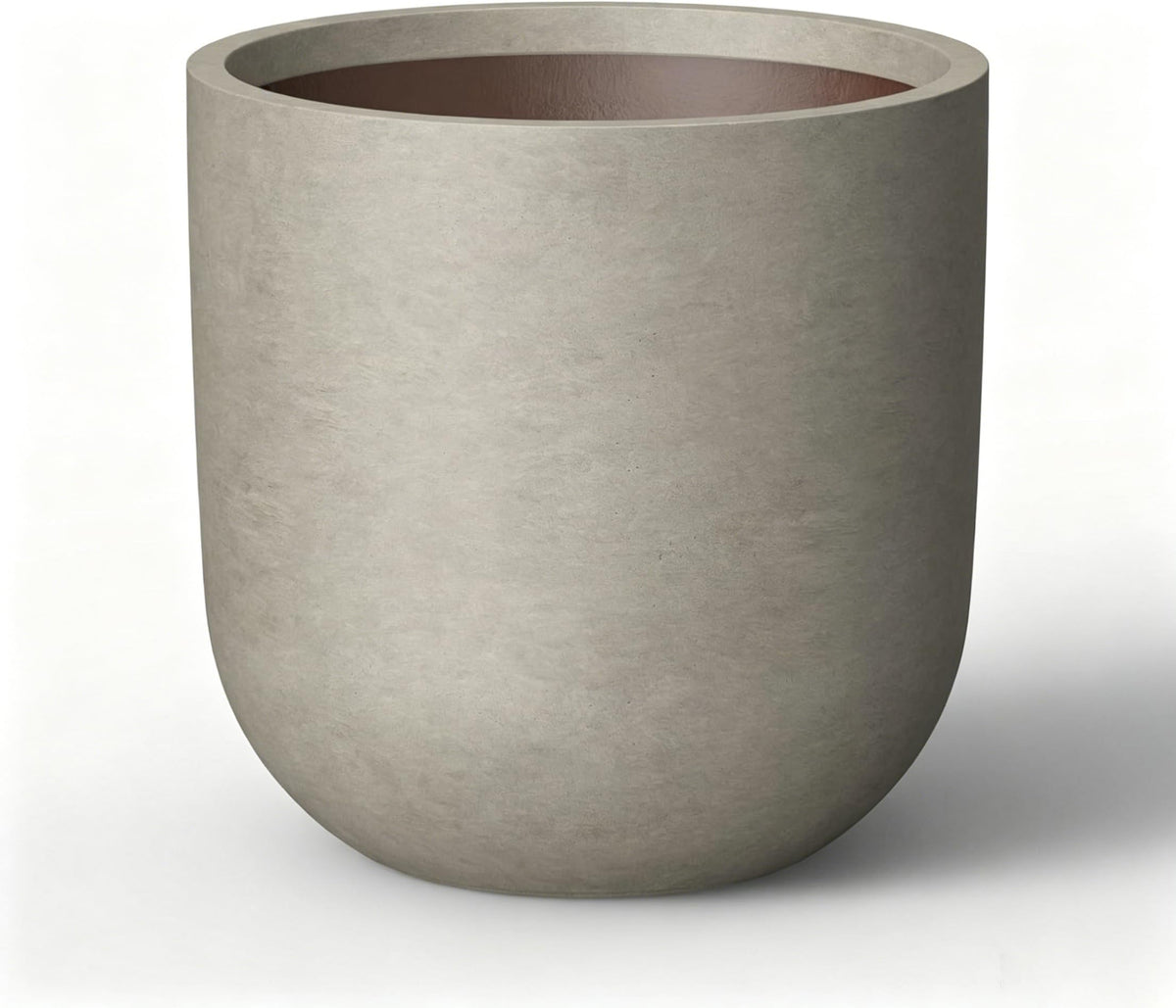 Weathered Concrete Capsule Planter