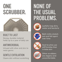 Clay Silicone Body Scrubber