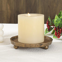 Vintage Brass Candle Tray