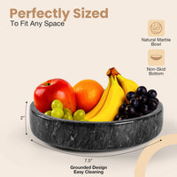 Black Marble Centerpiece Bowl