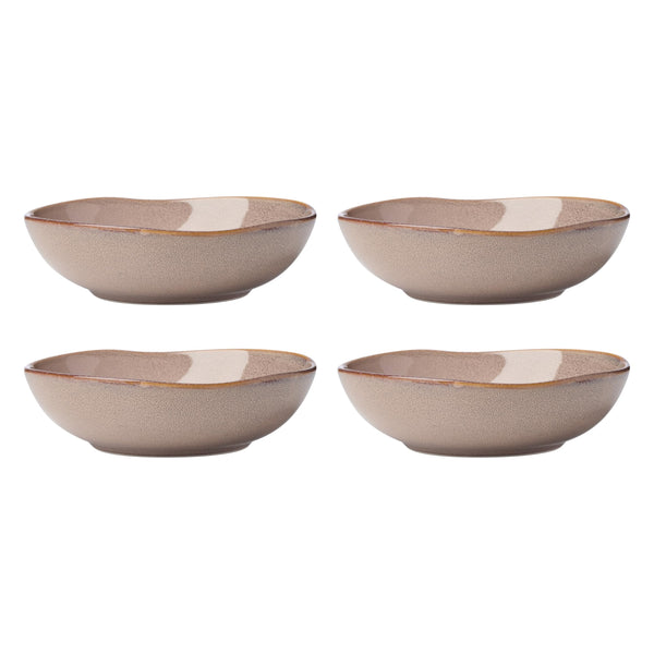Clay Stoneware Pasta Bowls (Set of 4)