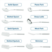Stainless Kitchen Utensils (Set of 8)