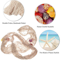 Beige Fish Net Decor (Set of 10)