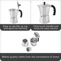 Cast Aluminum Coffee Maker