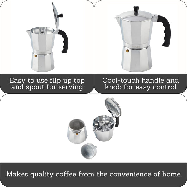 Cast Aluminum Coffee Maker