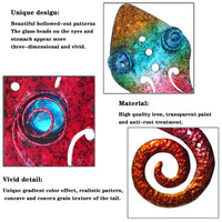 Metal Gecko Wall Decor (Set of 3)