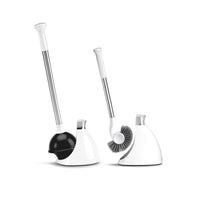 White Plunger & Toilet Brush Set