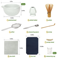 Gray Matcha Whisk Set (Set of 10)