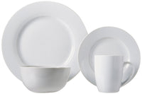 White Porcelain Dinnerware (Set of 16)