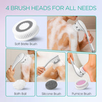 Grey Electric Body Brush