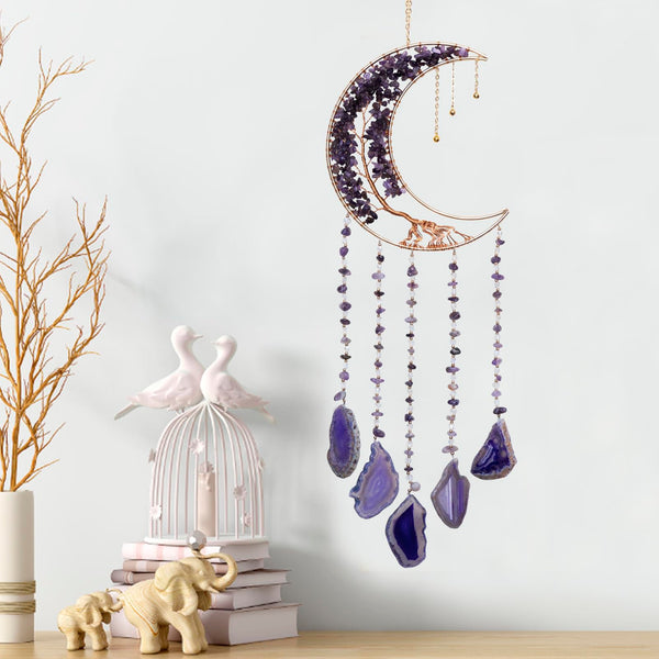 Amethyst Moon Wind Chimes