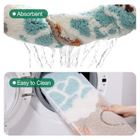 Blue Beach Bath Mat