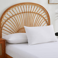 White Linen Pillowcases (Set of 2)